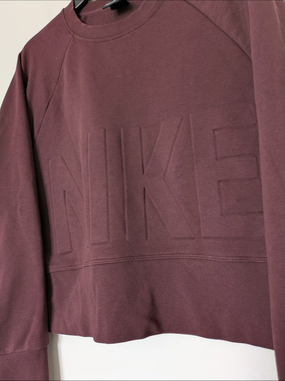 Nike Women's Maroon Crewneck Sweatshirt Sz M